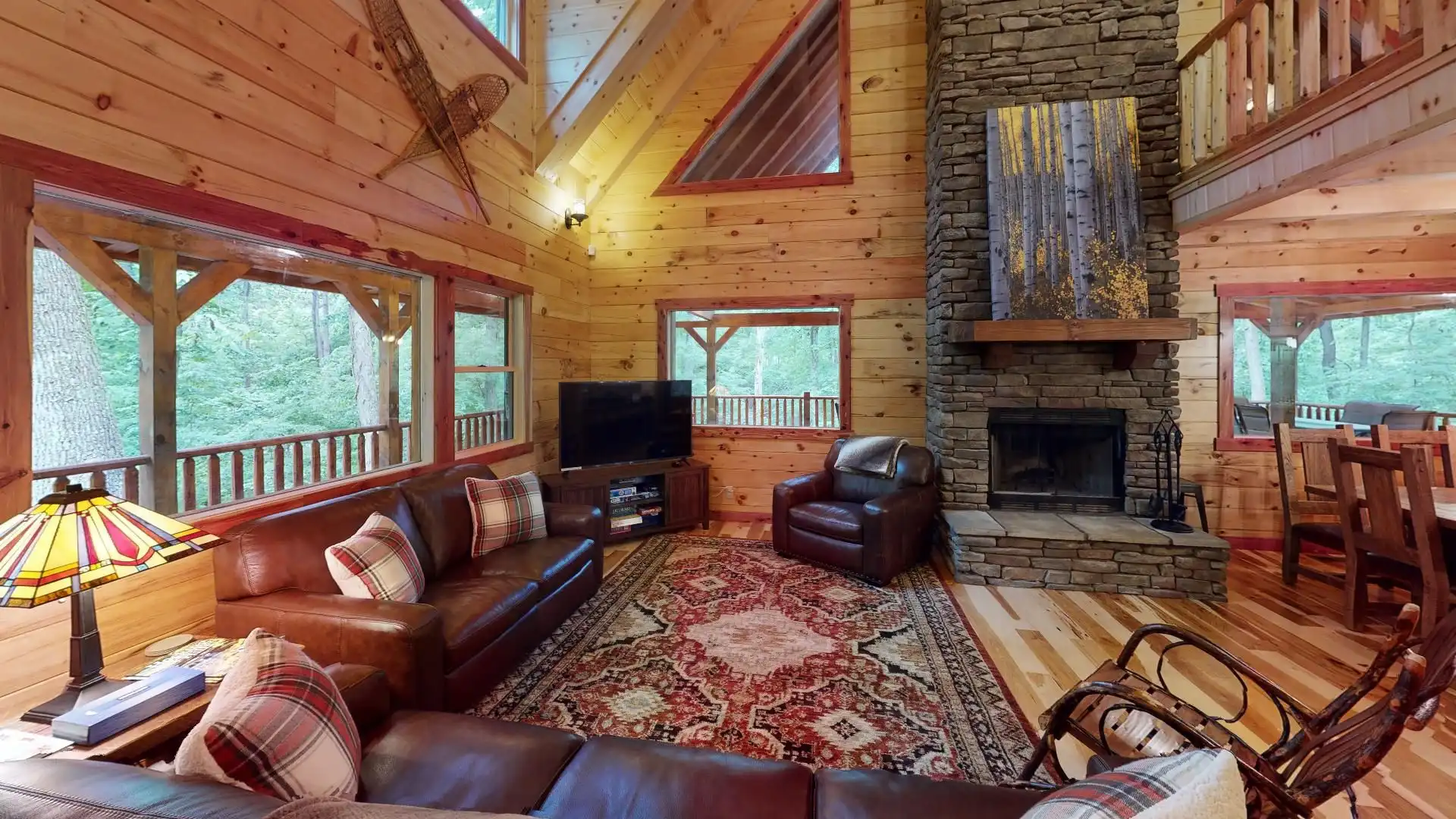 Aspen Hollow Lodge Fireplace